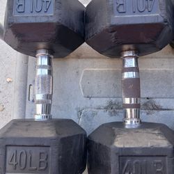40lb Dumbells$60firm