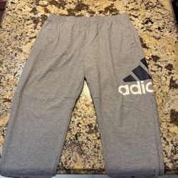 Grey Adidas sweat pants