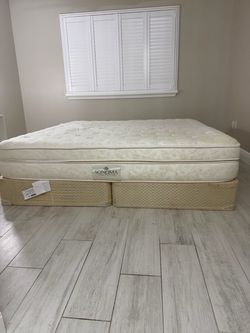 Free Used King size Mattress and Box