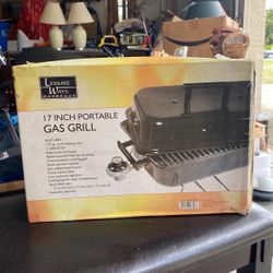 Portable 17” Gas Grill 