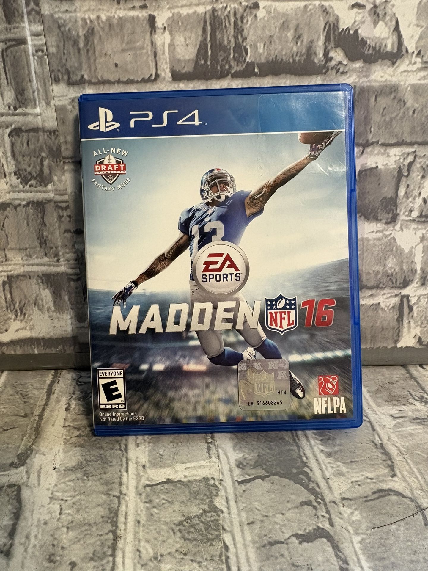 Madden NFL 16 (Sony PlayStation 4, 2015)