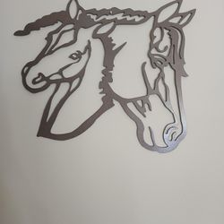 Metal Horse Silhouette