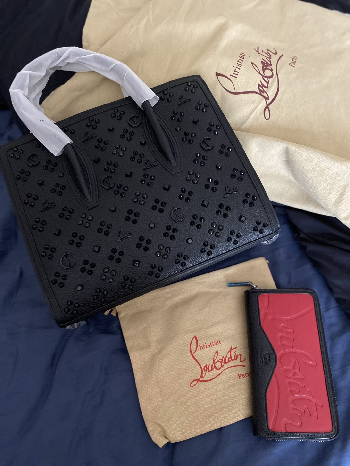 Christian Louboutin Purse And Wallet Set