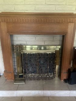 Mantel and accessories