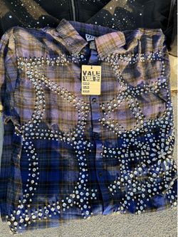 Valley Dreams Spider Flannel Size M