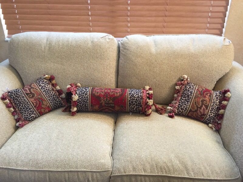 Raymond Waites Leopard Throw Pillows High End