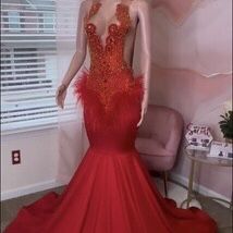 Red Dress -Showstopper $550 OBO