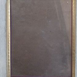 #Vintage Gold Metal Picture Frame