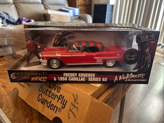 Freddy Krueger die cast 1958 Cadillac 1/24 scale
