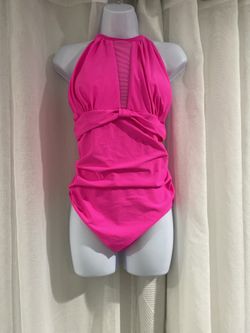 Hot Pink Ladies XL One Piece Swimsuit NEW