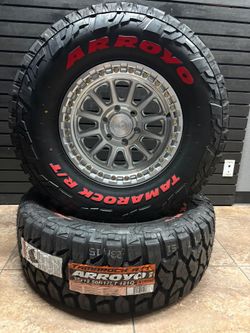 ✅ Arena Wheels 17x9 (6x139.7) ✅ Arroyo R/T LT 35x12.50R17 12 Ply