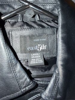 Women’s black leather jacket