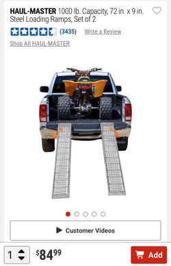 Haul-Master 1000lbs ramps