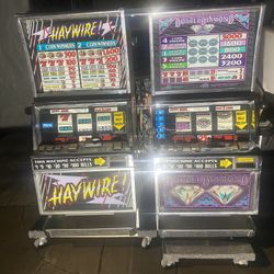 2 Vintage IGT Slot Machines Haywire Double Diamonds $450