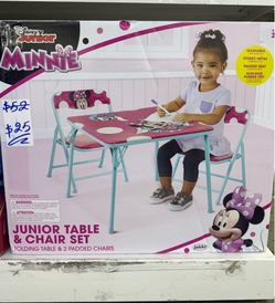 Jakks Pacific Minnie Mouse Jr. Activity Table Set with Chair