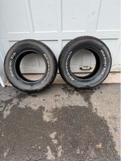 Bf Goodrich radial t/a tires pair