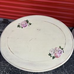 Small Antiqued Side Table