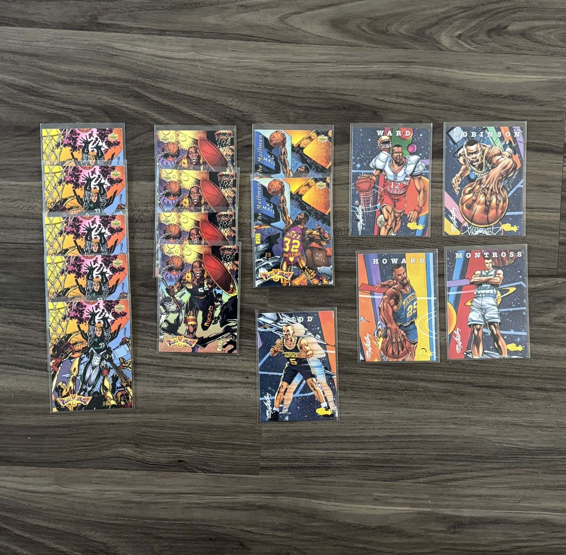 Vintage Fanimation Basketball Cards