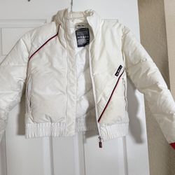 Warm Down Jacket White, Size Junior/teen  Size 10