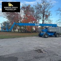 2014 Genie S-85 85' 4WD Diesel Telescopic Boom Lift Man Aerial Platform- 4,004hr