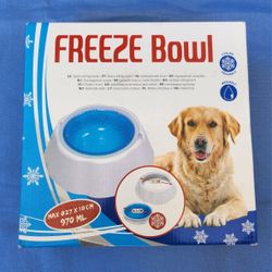 NEW LARGE DOG COOLER BOWL 