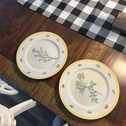 Williams-Sonoma Fine China Collector Dinnerware Floral Butterfly Pattern 43 Pieces