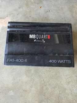 mb quart 4 channel amp
