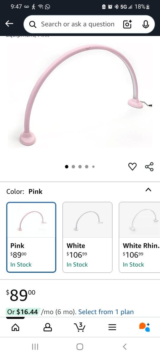 Nail Table Lamp