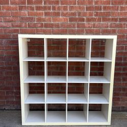 White Ikea Kallax Cube Shelves Bookshelf