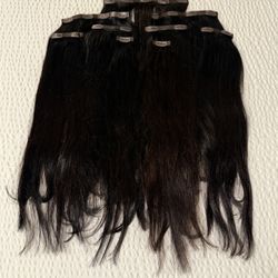 Zala 20” 9-piece premium seamless clip in hair extensions 