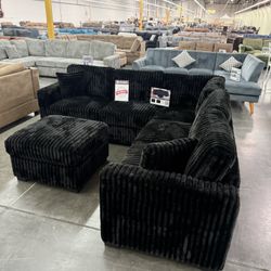 New Sectional Black Color 