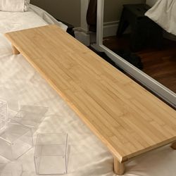 Wooden Desk Monitor Riser