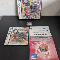 Pokemon Platinum CIB Nintendo DS