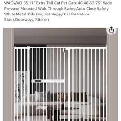 Extra Tall Gate For Pets Or Kids