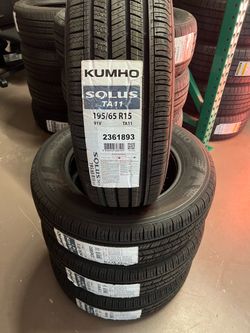 195/65/15 new Kumho tires 195/65r15 Llantas Nuevas