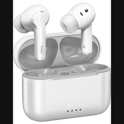 TOZO NC2 Hybrid Active Noise Cancelling Wireless Earbuds, in-Ear Detection Headphones, IPX6 Waterproof Bluetooth 5.2 Stereo Earphones, Immersive Sound