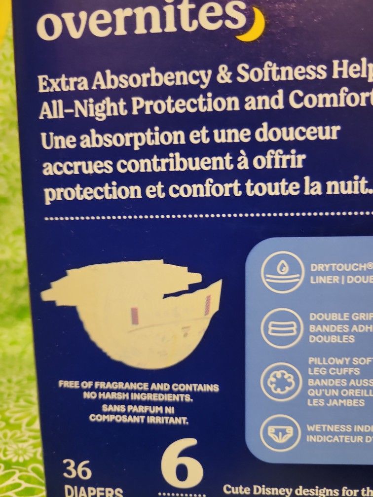 Brand New ‼️ Size 6 Huggies Overnites $15