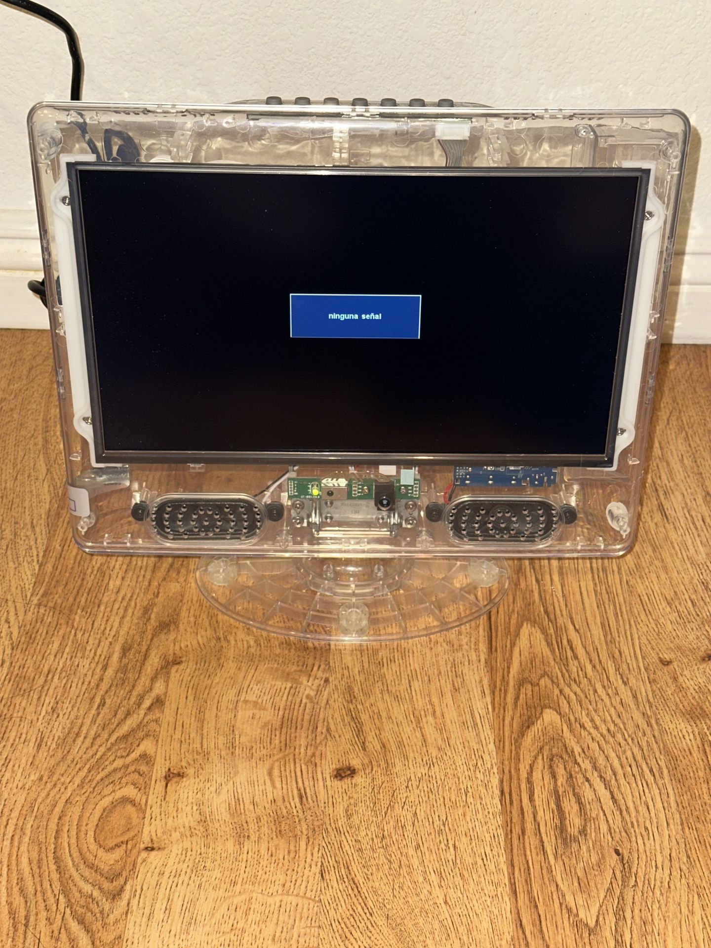 AMPD 13" LED FHDTV HDMI TV Clear Prison Jail TV Monitor SLTV-1320AP-3T NEAR MINT