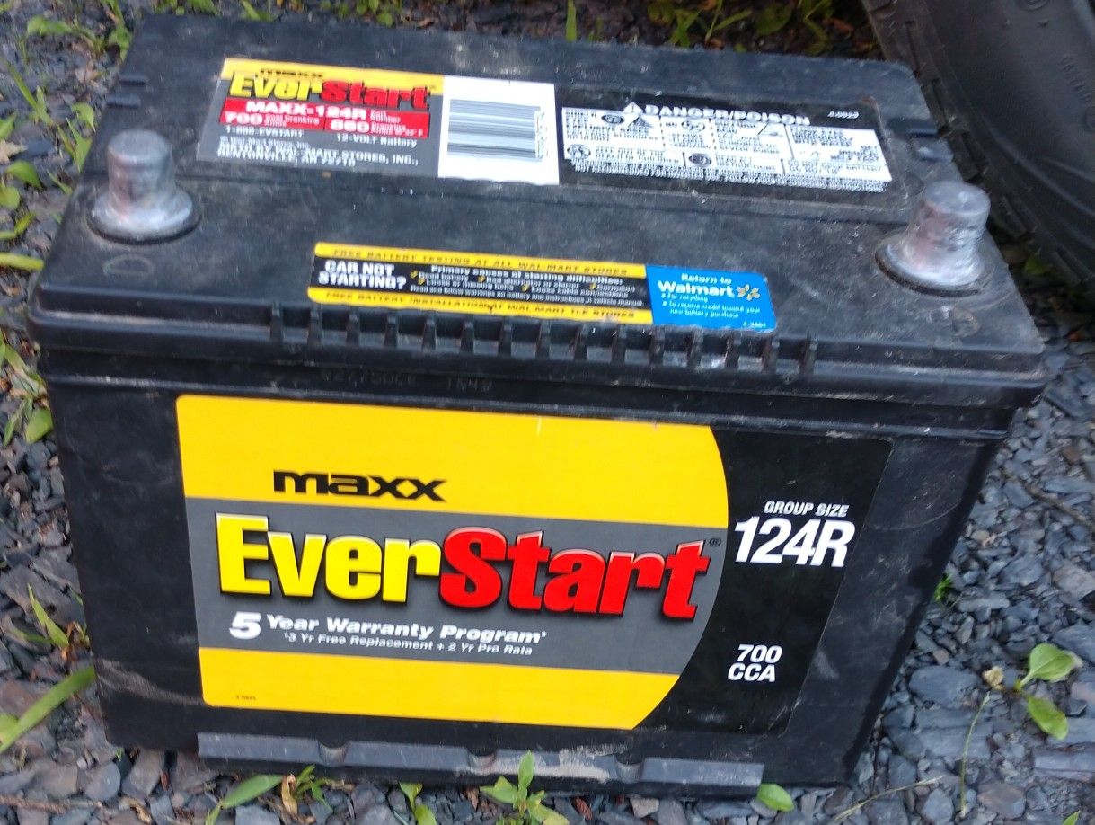 EverStart Maxx 124r 700 CCA car battery
