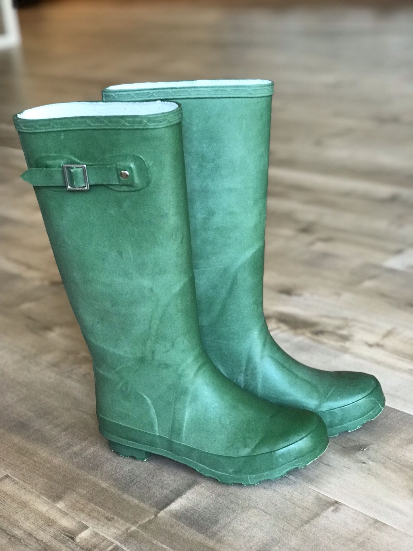 Green Rubber Boots - W5