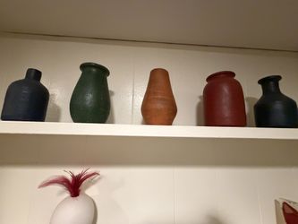 Set Of Clay Vases- 5