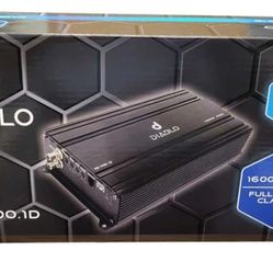 Diablo DB-1600.1D 1-CH Monoblock 1600W RMS Full-Range Class-D Mini Amplifier