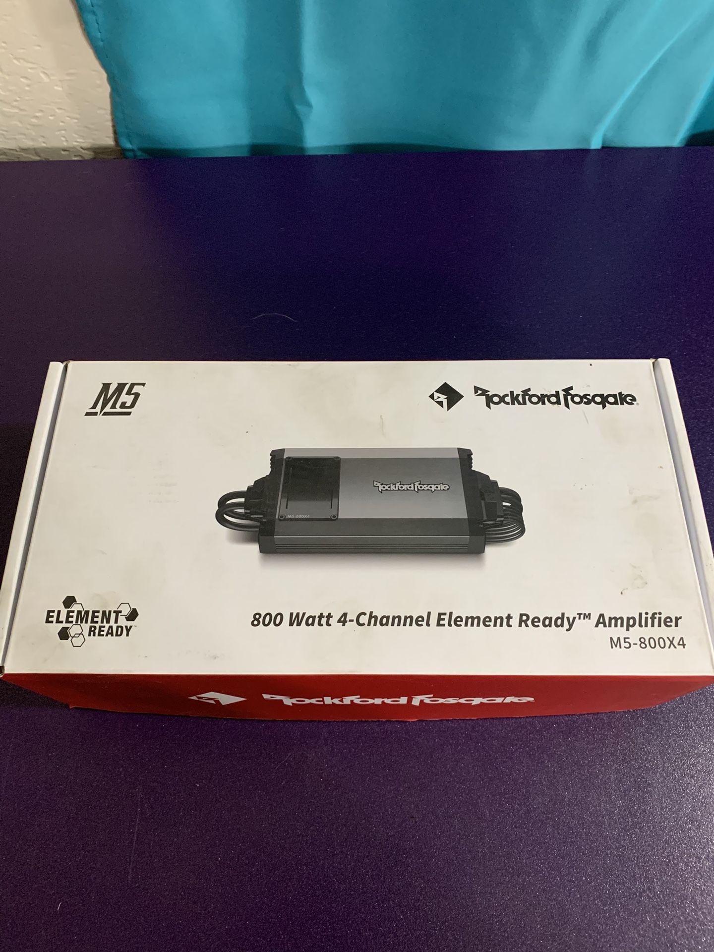 Fosgate M5-800X4 4-Channel Marine Amp – Brand New