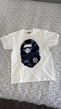 BAPE tee blue camouflage small size