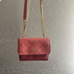 Pink Coach Mini Klare 