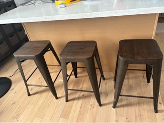 Set of 3 Bar Stools