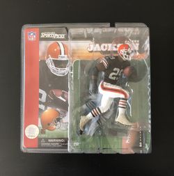 2002 James Jackson Cleveland Browns McFarlane Action figure NFL series 3