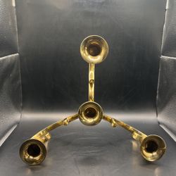 Brass Colored 4 Candle Holder