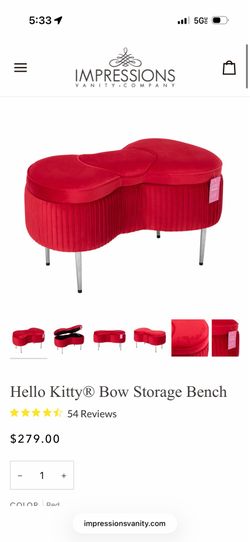 Hello Kitty Storage Bench