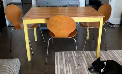 Table and chairs